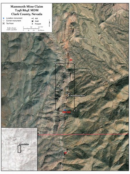 Mammoth Mine - Aerial Map