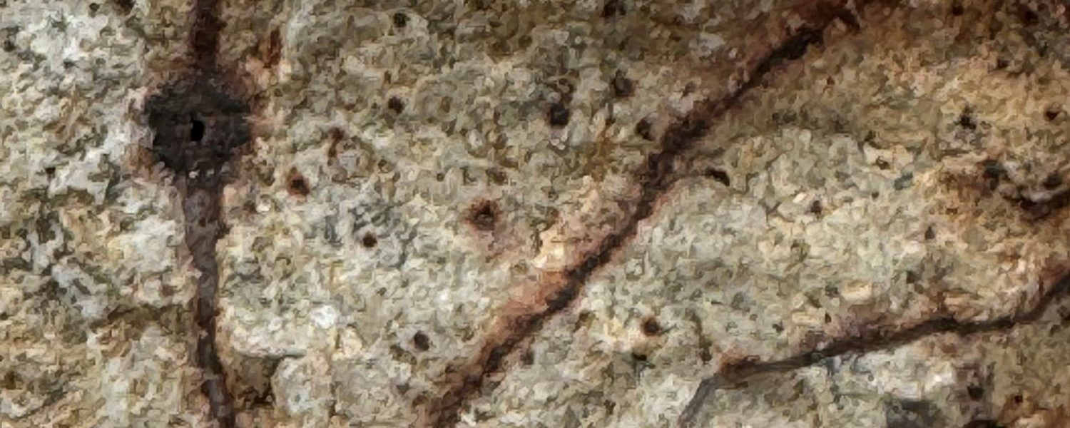 mammoth iron stained tuff